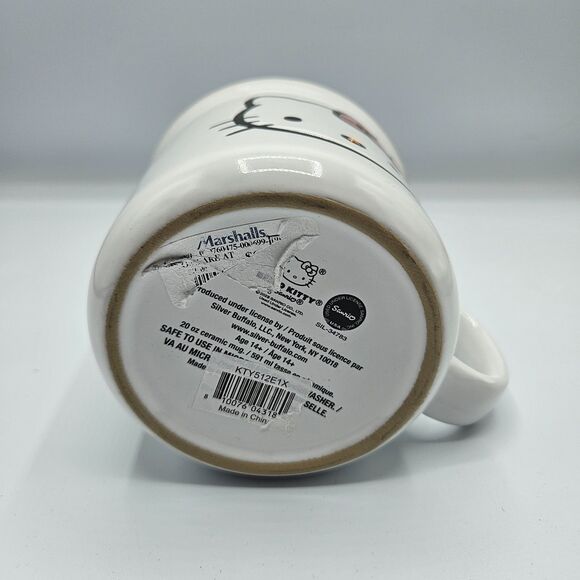 Hello‎ Kitty Red Rim Ceramic Mug by Silver Buffalo 20oz Coffee Cup Sanrio NEW - Picture 5 of 5